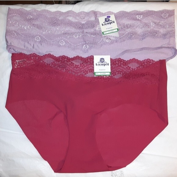 B' Tempted by Wacoal Large Hipster Bundle of 2 pair - Picture 2 of 6